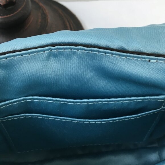 Coach Vintage Small Black Leather Bag Wristlet OS GREAT Condition - Picture 6 of 14